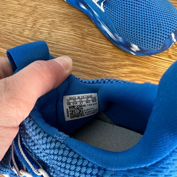 Adidas Kids Blue Slip-On Sneakers Size 10K | Lightweight Play Shoes - Picture 2 of 7